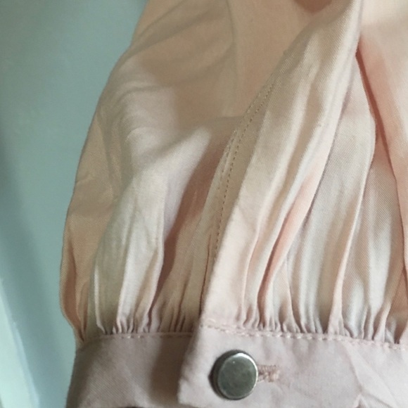 SUNDANCE BLOUSE TOP PINK FLOWY SIZE M - Picture 10 of 11